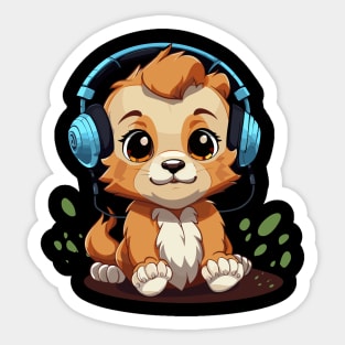 Baby Lion Sticker